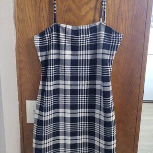 Shein Curve Plaid Mini Slip Dress 1XL Y2K Style